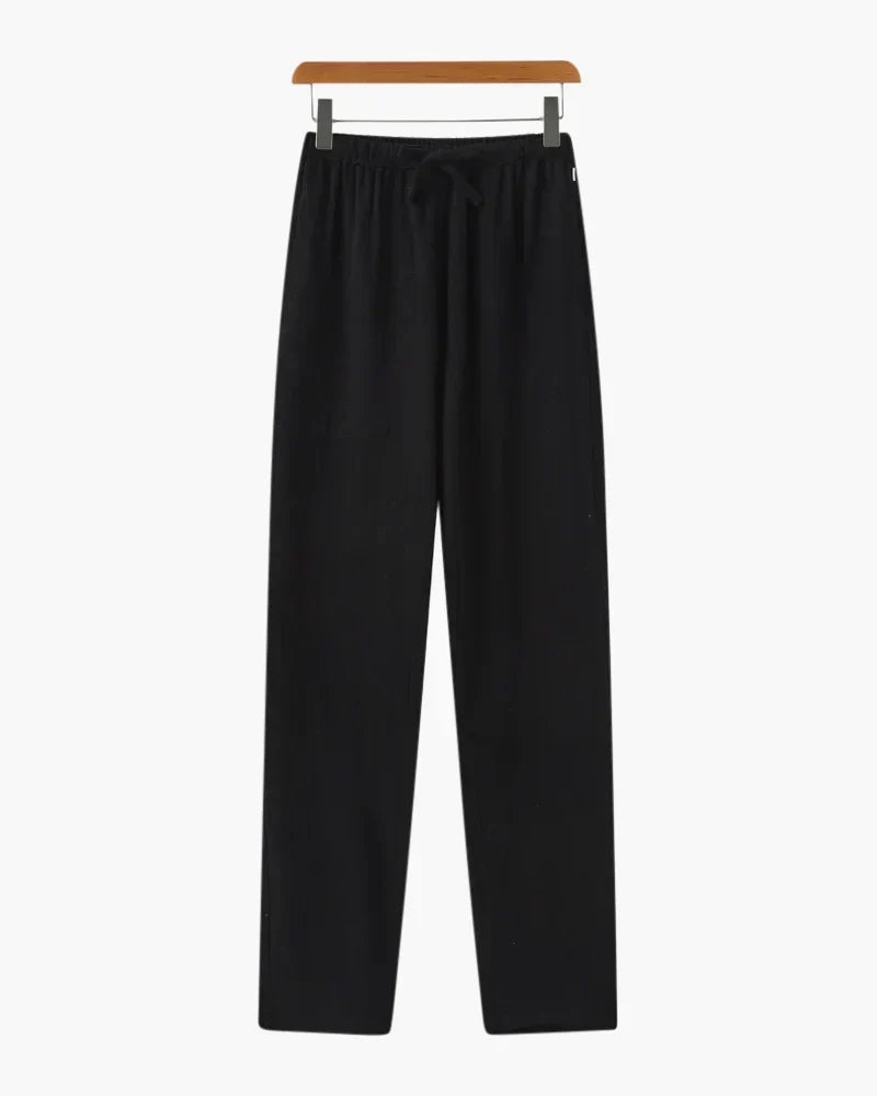Relaxed Linen Drawstring Pants