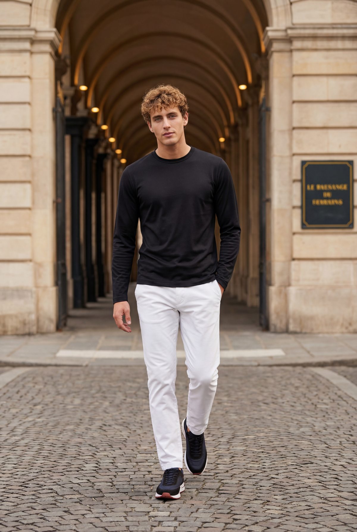 Portofino Sneaker Suede Black