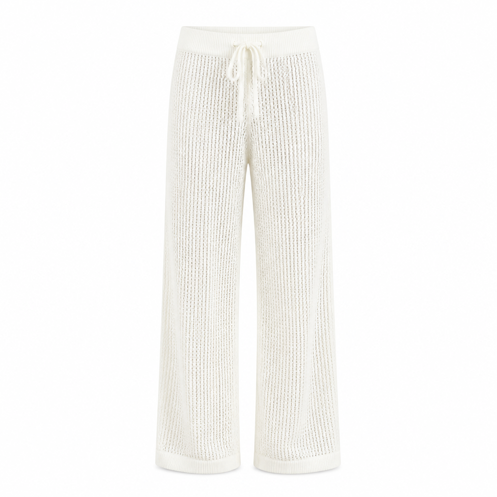 Crochet Jacket and Pants Set